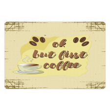 Coffee Beans Steam Pet Mat