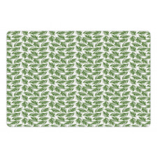 Spots and Island Leaves Flora Pet Mat