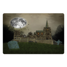 Old Village and Grave Pet Mat