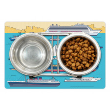 Ships Yacht Ferry Pet Mat