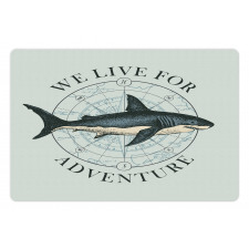 We Live for Adventure Pet Mat