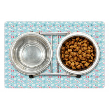 Marine Items Pattern Pet Mat