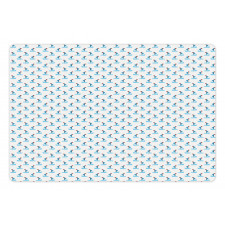 Geometric Boats Flags Pet Mat