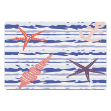 Wavy Stripes Starfish Pet Mat