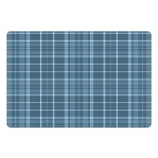 Rhythmic Rustic Checkered Pet Mat