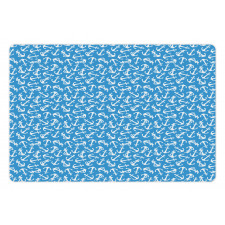 Maritime Anchor Art Pet Mat