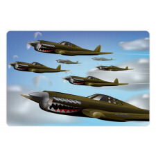 Aircrafts up in Air Pet Mat