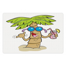 Fun Palm Tree Character Pet Mat