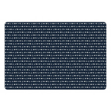 Horizontal Nautical Items Pet Mat