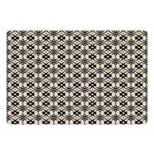 Abstract Vintage Layout Pet Mat