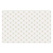 Dots and Floral Elements Pet Mat