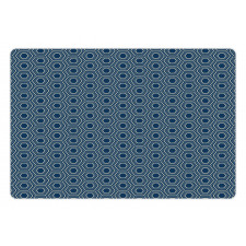 Classic Hexagons Pattern Pet Mat