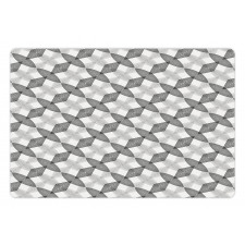 Nested Modern Rhombuses Pet Mat