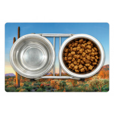 Sun in Desert Cactus Pet Mat