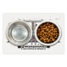 Netherlands Cityscape Pet Mat