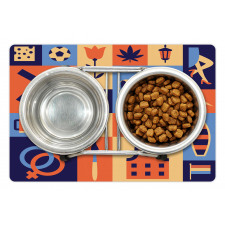 Squares Culture Items Pet Mat