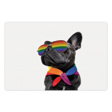 Proud Gay Pet Posing Funny Pet Mat