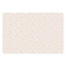 Organic Harvest Oranges Pet Mat