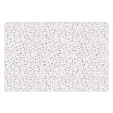 Cherries Drawn by Hand Pet Mat