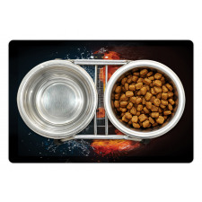 Water and Fire Effect Design Pet Mat