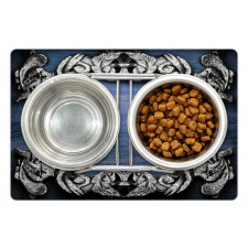 Gothic Iron Ornament Pet Mat