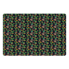 Flowers with Cacti Pet Mat