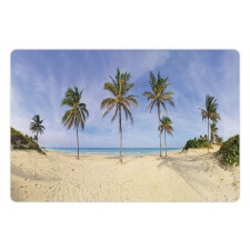 Cuban Beach Panorama Pet Mat