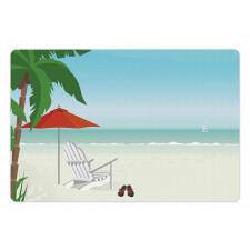 Graphic Beach Chill Pet Mat