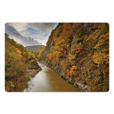 River Autumn Colors Pet Mat