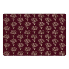 Damask Style Motifs Graphic Pet Mat