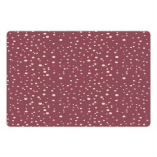 Chaotically Arranged Dots Pet Mat