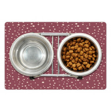 Chaotically Arranged Dots Pet Mat