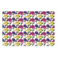 Iris Botanical Flowers Art Pet Mat