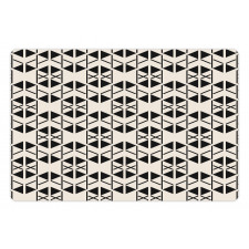 Modern Retro Shapes Art Pet Mat