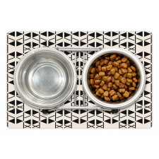 Modern Retro Shapes Art Pet Mat