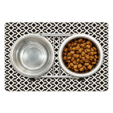 Ethnic Style Rhombuses Pet Mat