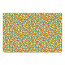 Simple Polygon Pattern Pet Mat