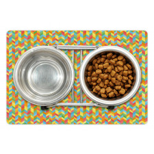 Simple Polygon Pattern Pet Mat