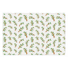 Greenish Leaves Garden Art Pet Mat