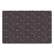 Autumn Spread Flowers Art Pet Mat