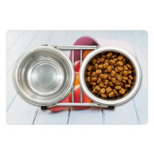 Tasty Food in Bucket Photo Pet Mat