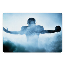 American Football Hero Pet Mat