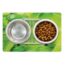 Leaves and River Peace Pet Mat