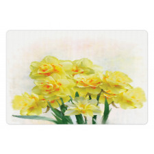 Paint of Daffodils Bouquet Pet Mat
