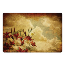 Retro Flower Chamomile Pet Mat