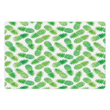 Exotic Pineapple Pattern Pet Mat