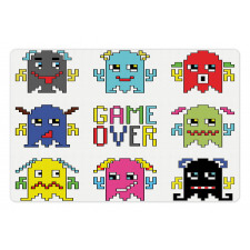 Pixel Robot Emotion Pet Mat