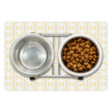 Quatrefoil Dot Petals Pet Mat