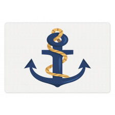 Nautical Cartoon Anchor Pet Mat