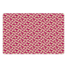 Digitally Generated Petals Pet Mat